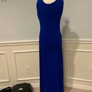 Blue Calvin Klein formal gown